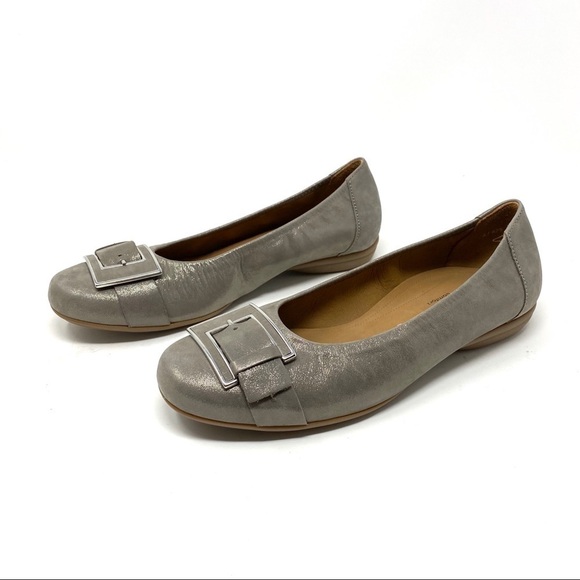 Gabor shimmering Leather Buridge L Ballet Flats - Picture 2 of 8